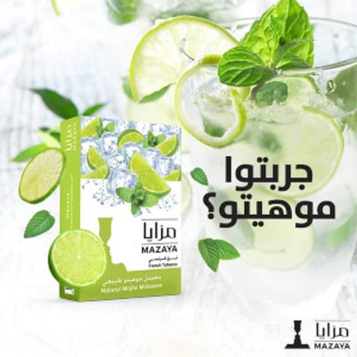 معسل موهيتو نكهة معسل مزايا نكهة  موهيتو - صورة رقم 1 - معسل موهيتو نكهة معسل مزايا نكهة  موهيتو | تسوق الآن من خرمة فيب