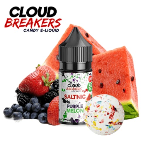  Purple Melon سولت كلاود بريكرز نكهة  عنب بطيخ - صورة رقم 1 -  Purple Melon سولت كلاود بريكرز نكهة  عنب بطيخ | تسوق الآن من خرمة فيب